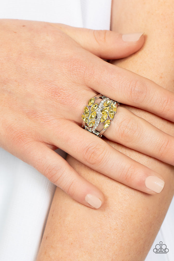 Paparazzi Once Upon A Fairy Tale Yellow Ring
