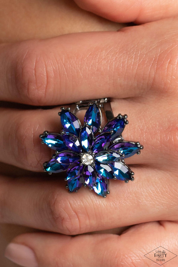 Am I GLEAMing? Multi Blue Iridescent Ring - Paparazzi Accessories ...