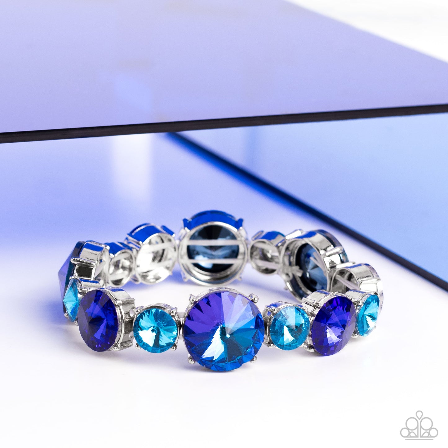 Paparazzi Bracelet ~ Born To Bedazzle - Blue