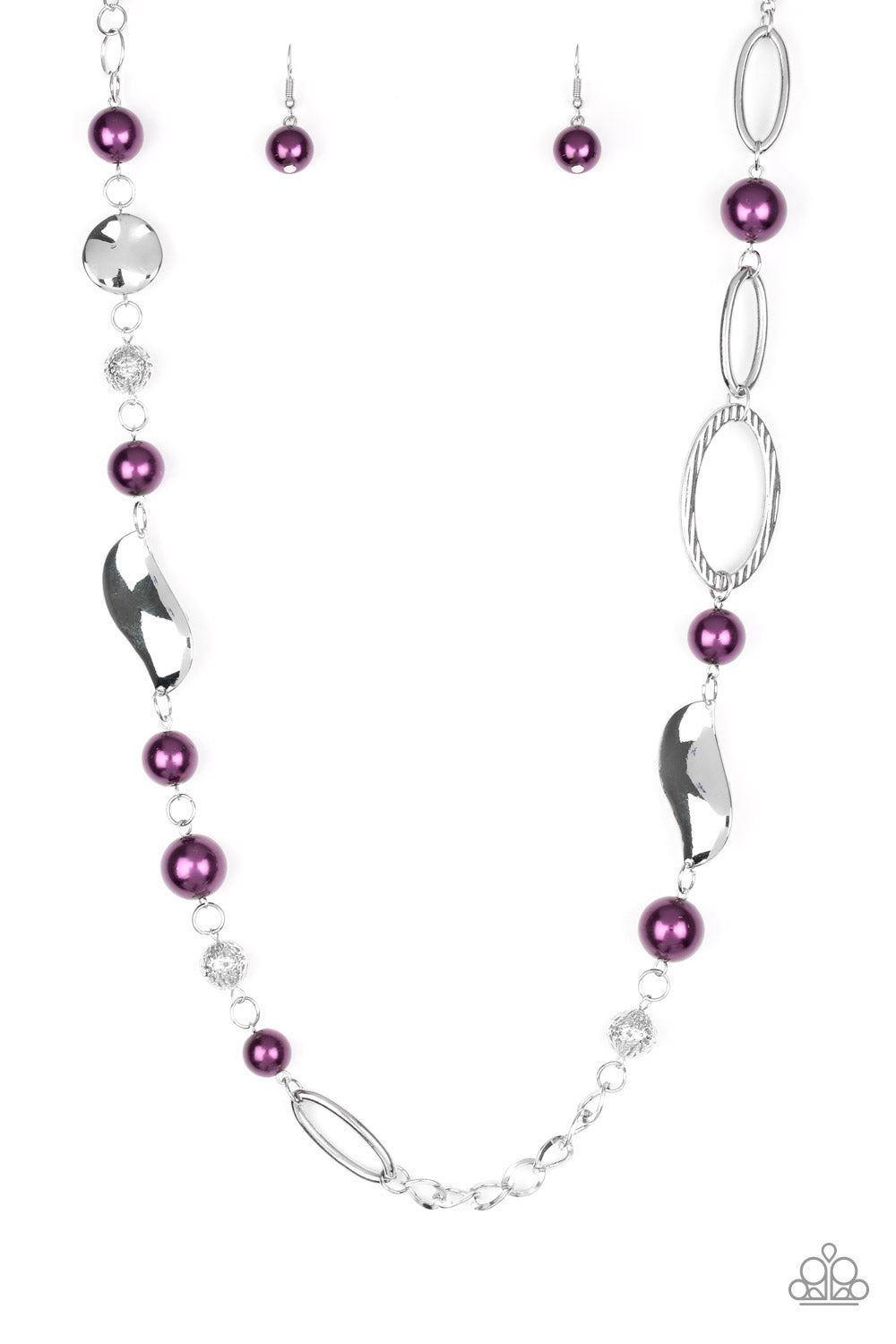 Paparazzi ♥ Colorfully Clustered - Purple ♥ Necklace – LisaAbercrombie