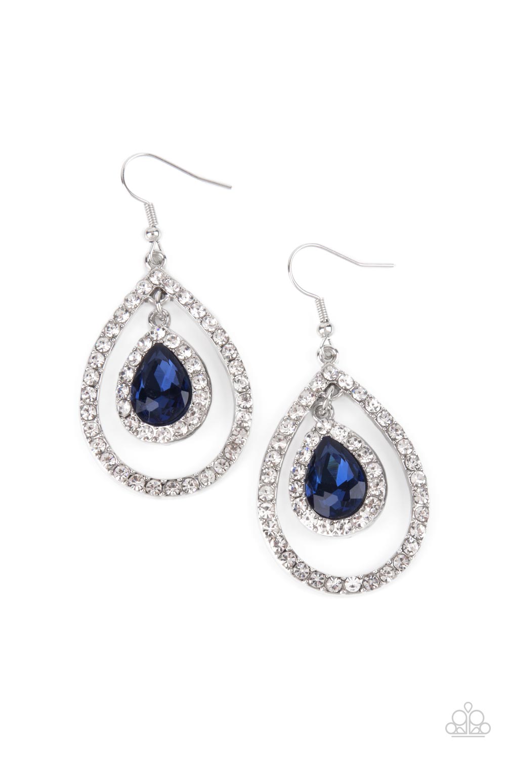 Blue deals gem earrings