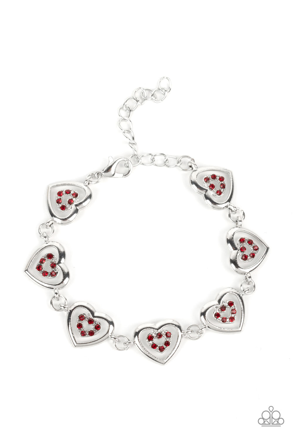 Paparazzi on sale heart bracelet