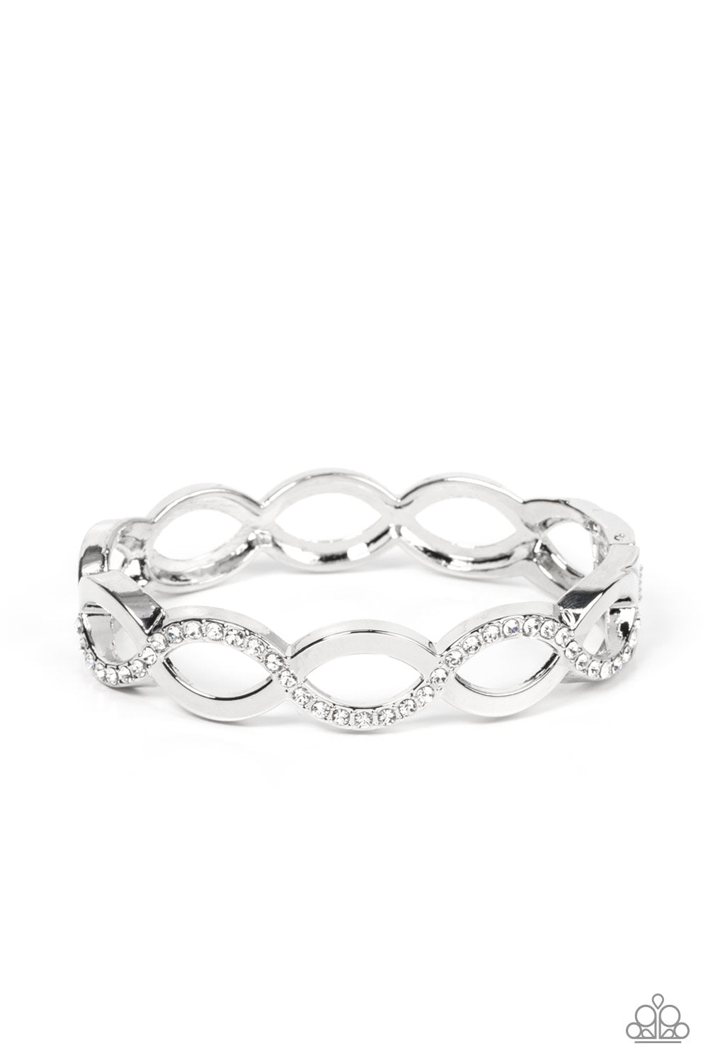 Wedding waltz white bracelet on sale paparazzi