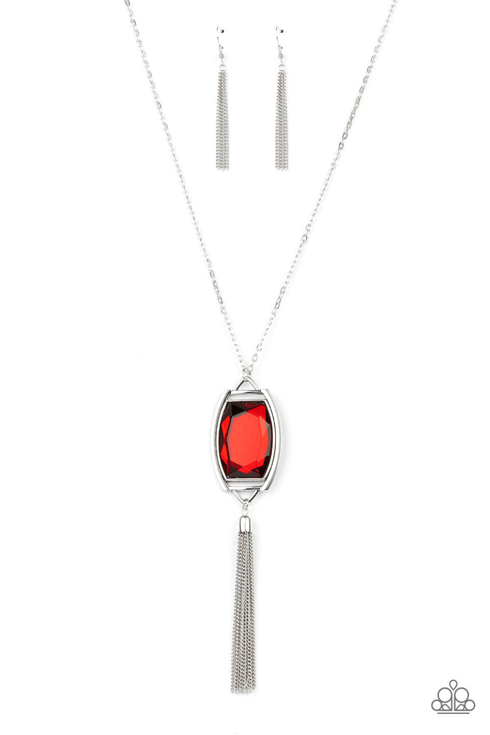Gem Stone King 925 Sterling Silver Red Created Ruby and White Topaz Pendant  Necklace For Women (20.03 Cttw, Emerald Cut 18X13MM, with 18 inch Silver  Chain) - Walmart.com