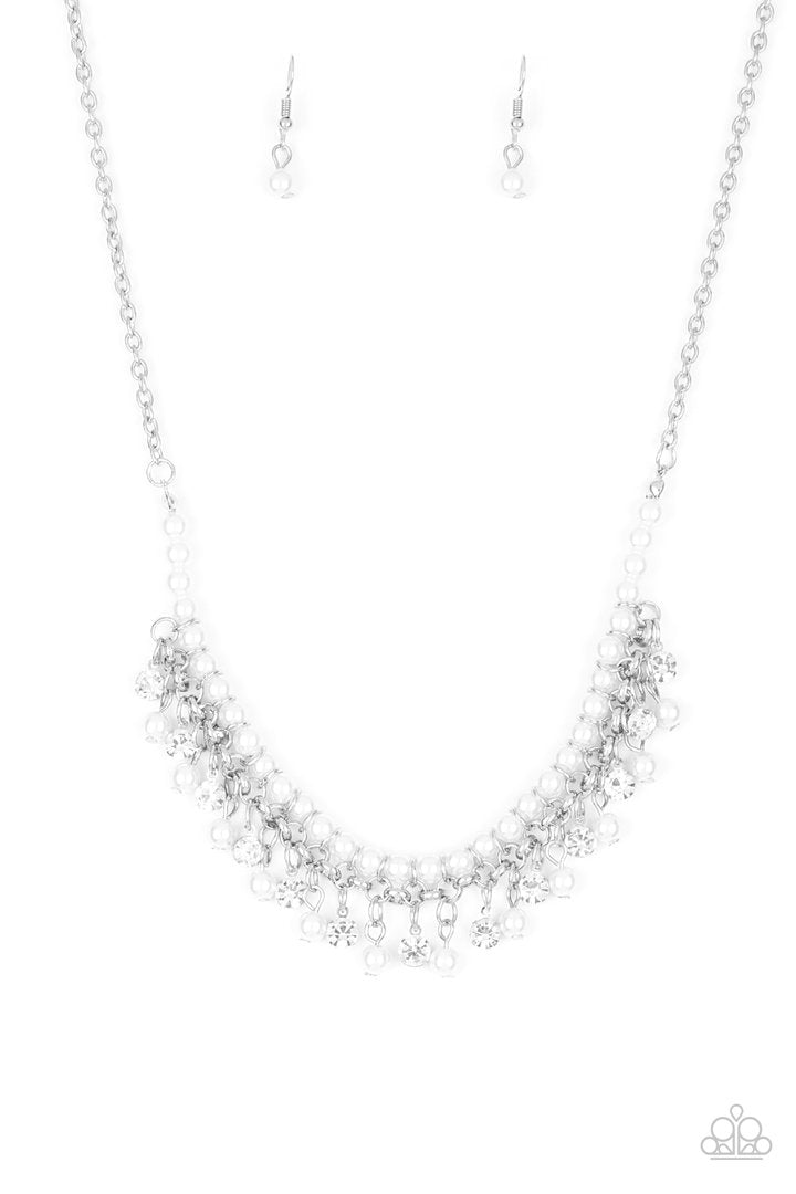 Paparazzi Necklace ~ Social Luster - White – Paparazzi Jewelry | Online  Store | DebsJewelryShop.com