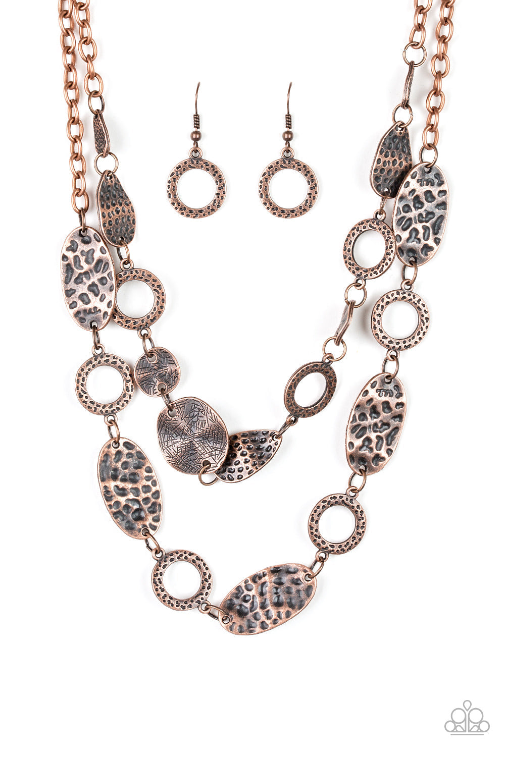 Paparazzi long copper on sale necklace