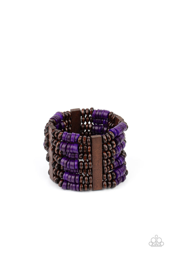 Paparazzi Urban Bracelet - Heads Or MERMAID Tails - Purple